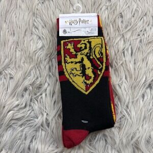 NEW - Pack 2 - Harry Potter Gryffindor House Graphic Crew Socks Women's 6 - 12